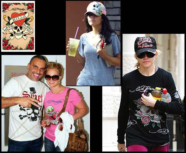 Audigier Britney spears ed hardy Madonna Vanessa hudgens